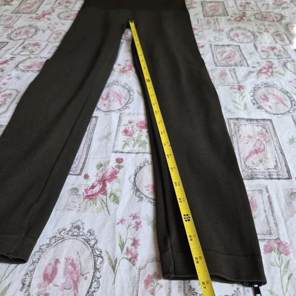 Spanx Seamless Olive Green High Rise Ankle Zip Leggings Stretch Size XL - Picture 6 of 6